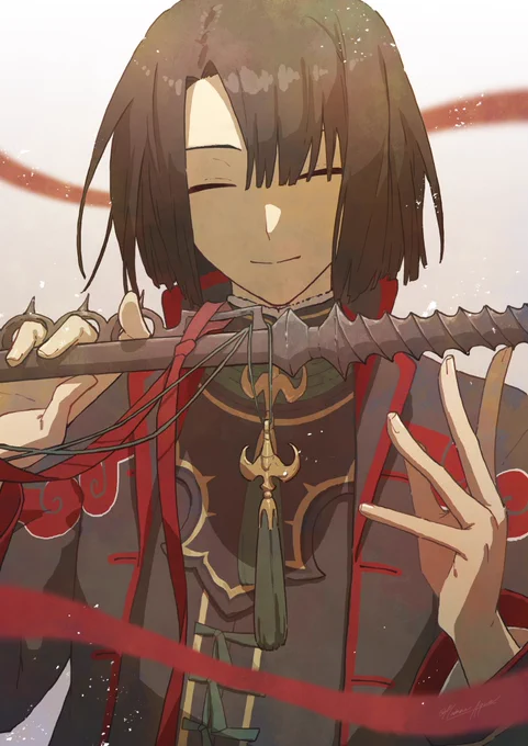 太公望さん。。。「ゴッド・ブレイク・アーム!!」とか言っちゃう。。。 #FGO 
