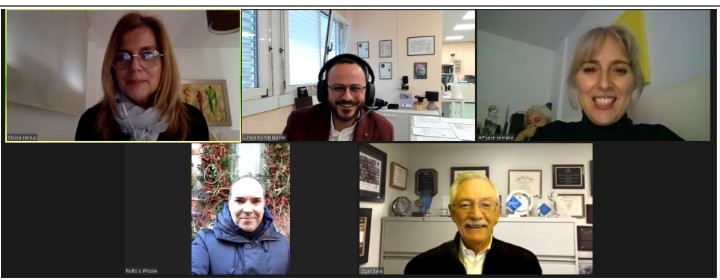 The <a href="/isliquidbiopsy/">International Society of Liquid Biopsy</a> Board of Directors never stops working!!! Happy Holidays to all collegues and friends. <a href="/drgandara/">David Gandara</a> <a href="/ChristianRolfo/">Christian Rolfo</a> <a href="/UmbertoMalapel1/">Umberto Malapelle</a> @MCristofanill <a href="/ElJanLe/">ELO</a> <a href="/MJOSESERRANO19/">M JOSE SERRANO Lab (LB&Cancer Interception group)</a>