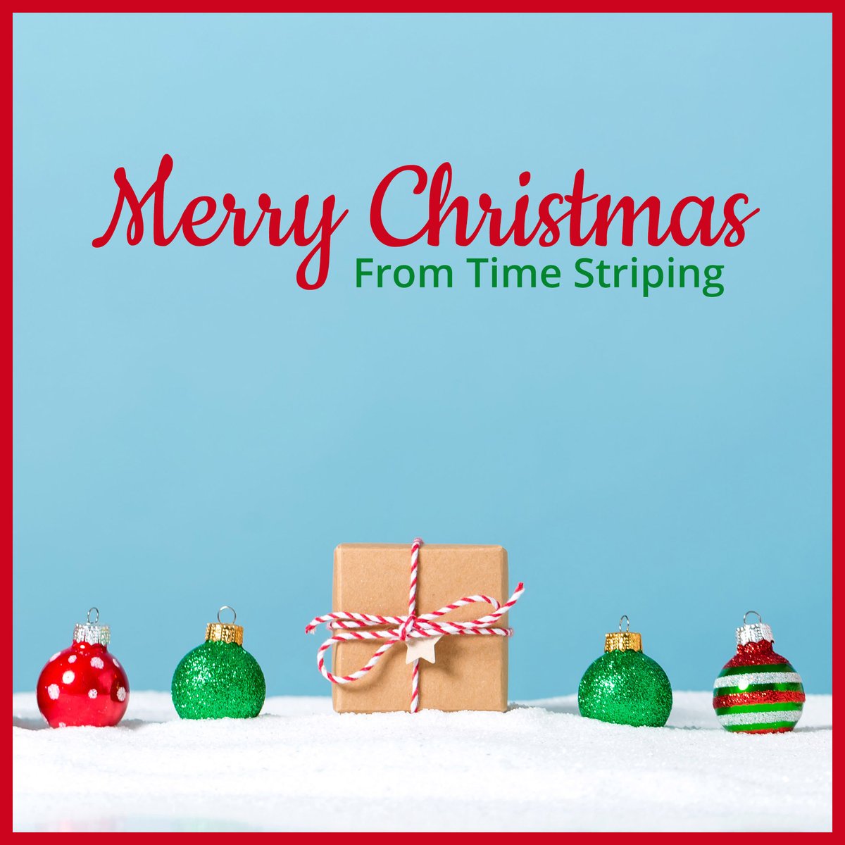 TimeStriping's tweet photo. Merry Christmas from everyone at Time Striping!

#TimeStriping #MerryChristmas #Christmas https://t.co/QJSLyv55OD