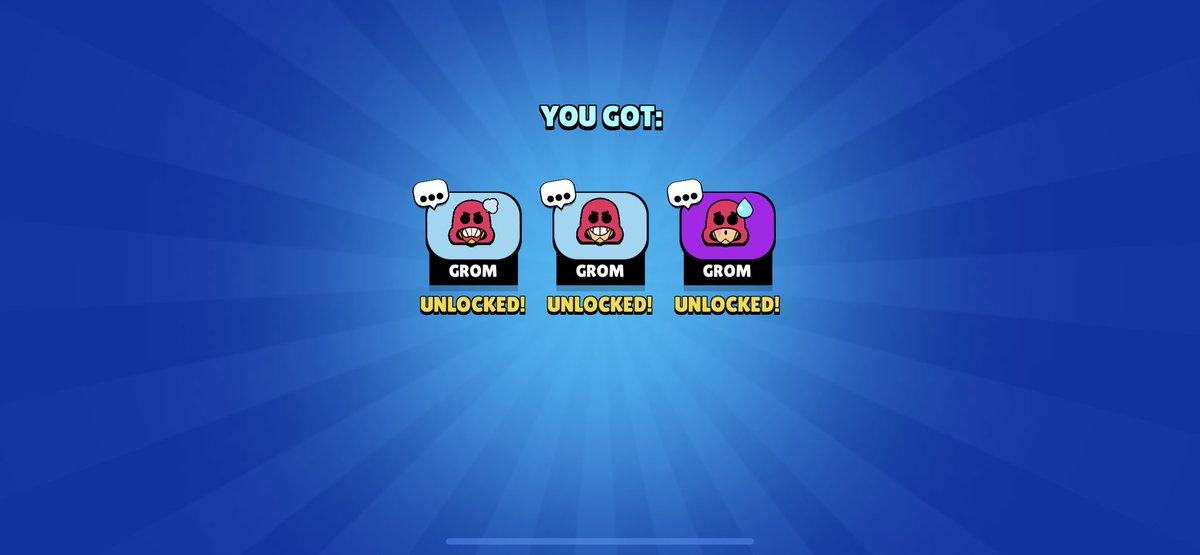 ChuckBock's tweet photo. @BrawlStars Please help me just understand how Pin Packs work please. I’m a loyal fan / customer. I was able to open a normal Pin Pack today because I unlocked Grom.  But I still need cry, and his rare pins… why can I not@open another Pin Pack? @Dani_Supercell @Frank_Supercell https://t.co/q2Hv5rfENv