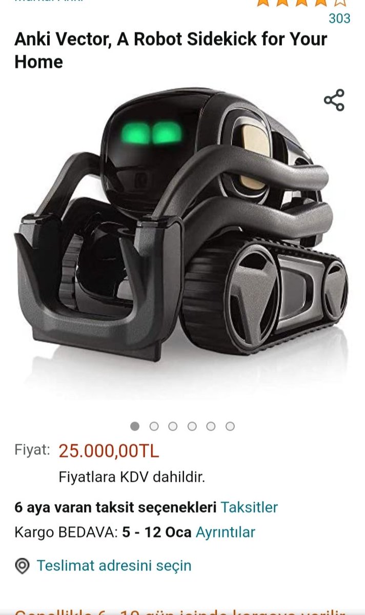 gezennkontes's tweet image. Bundanim olsun istiyorum 😍 ama imkansız 😢 fiyata bak #vectorrobot