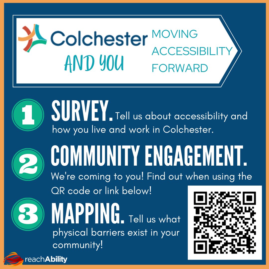 ability_reach's tweet photo. We're working with the Municipality of Colchester through the Regional Accessibility Committee to create an accessibility action plan for the Truro-Colchester Region. Learn more about this project and complete our online survey here: https://t.co/oCIcJJZoHr https://t.co/fDIGC3ikOP