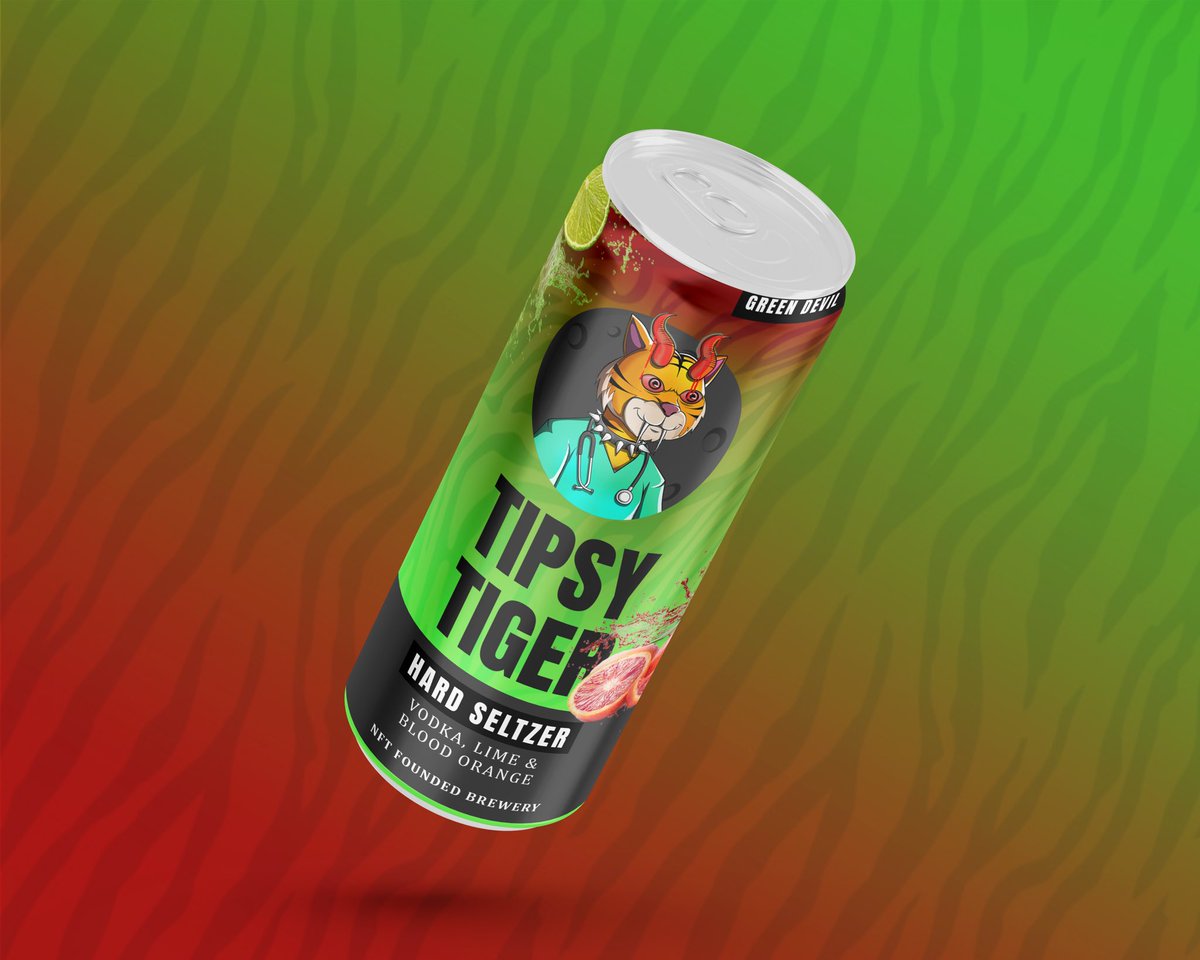 TipsyTiger_Club's tweet photo. SICK AF HARD SELTZER MOCK UP BY @highhopeihodler 🔥🔥🔥🔥

Impt question:
Green or Orange for hard seltzer can??

RT for green, Like for orange, Comment for both!!

#NFT #NFTCommunity #TipsyTigerClub https://t.co/3Q1WPJF2lH