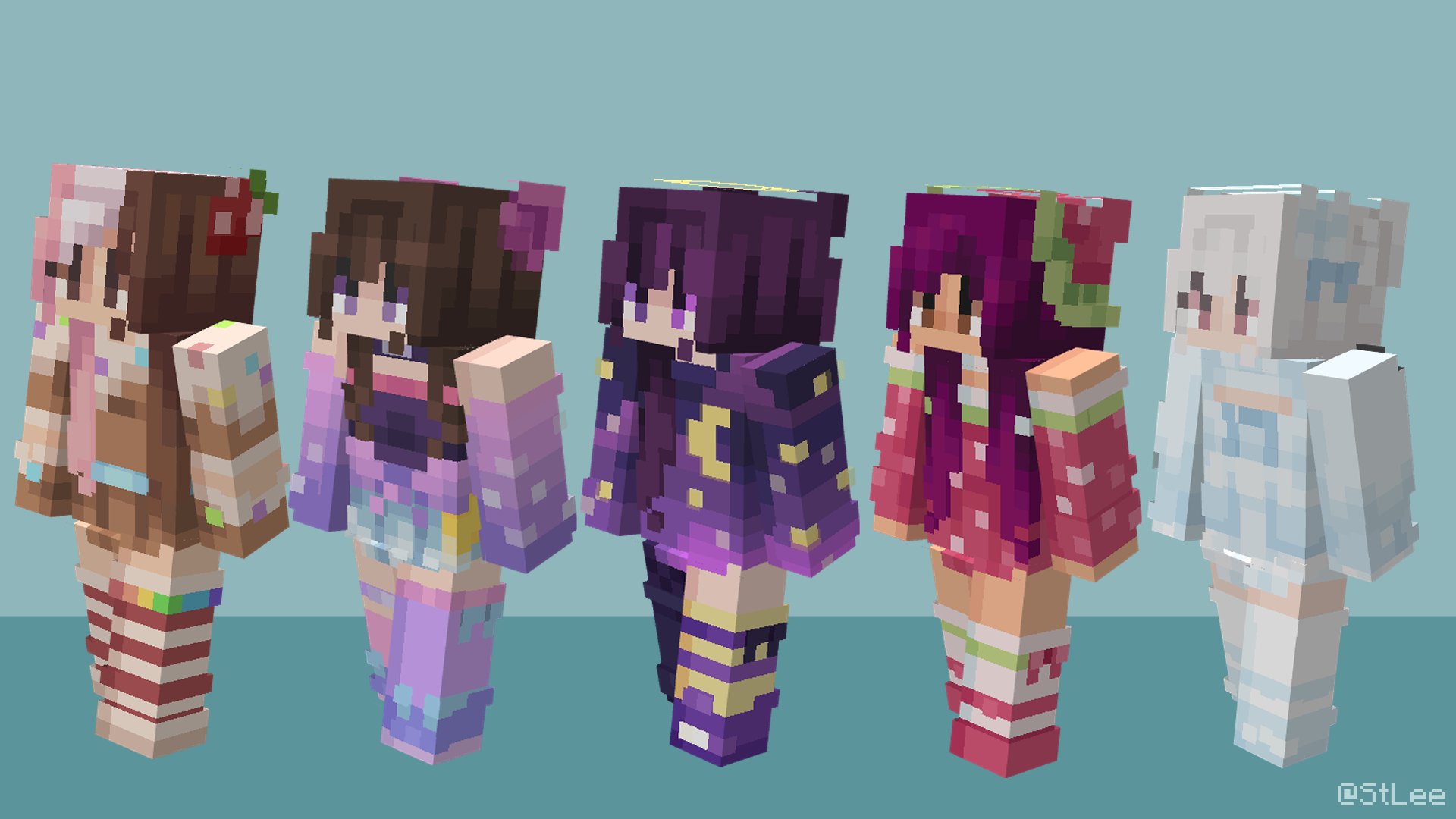 A huge collection of some of the Minecraft skins I've made the