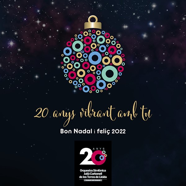 🔸 Us volem desitjar que passeu molt bones festes i que puguem seguir gaudint i compartint la música amb tots vosaltres aquest 2022!

✨Bones festes a tothom!🎁

<a href="/DiputacioLleida/">Diputació de Lleida</a> <a href="/paerialleida/">Ajuntament de Lleida</a> <a href="/IEILleida/">INSTITUT D'ESTUDIS ILERDENCS</a> <a href="/gencat/">Generalitat de Catalunya</a>