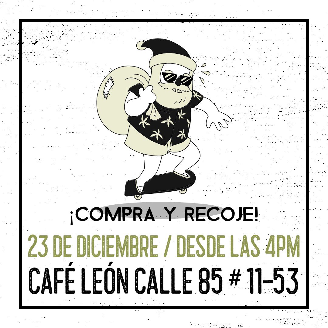 OctubreNegroCol's tweet photo. Hoy #VivaLaMerch estará vendiendo nuestra Merch en #CaféLeón desde las 4pm pa que caigan! 🤟🤟 https://t.co/ZzGqQOF43f