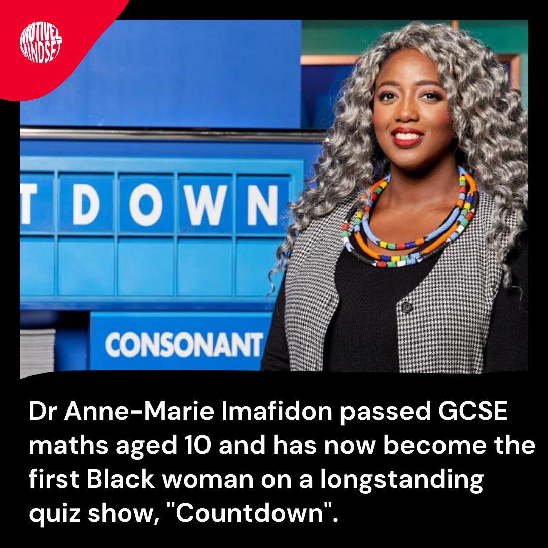 Who do we aspire to be, you ask? 🤔 The answer couldn't be any other than someone like Dr Anne-Marie Imafidon (notyouraverageami).

She passed GCSE Maths aged 10, speaks six languages and started an Oxford degree at 15. 👩🏽‍🎓

An inspiration for any Black woman in STEM! ❤️