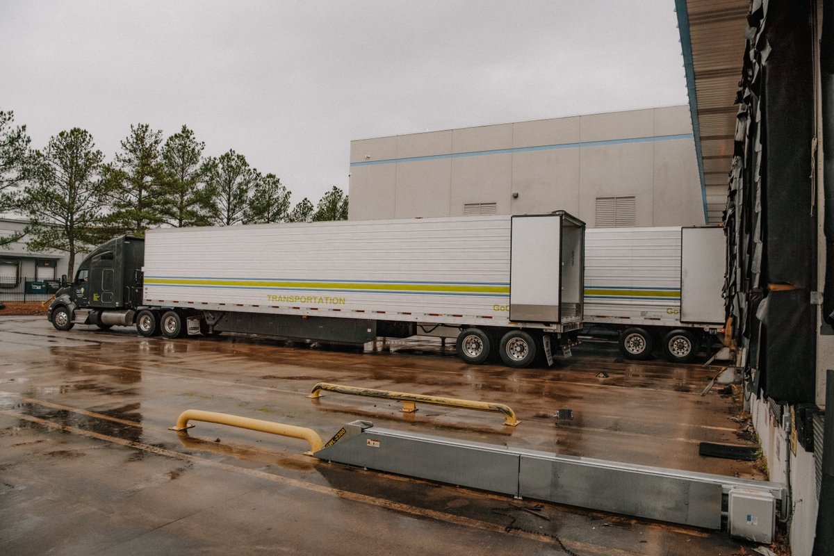 pfizer's tweet photo. And they’re off! 🚛 The first shipment of our #COVID19 oral #antiviral treatment has officially left our Memphis distribution center. 📦 https://t.co/34IbEKdkzY