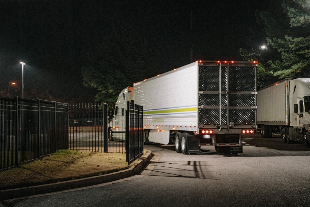 pfizer's tweet photo. And they’re off! 🚛 The first shipment of our #COVID19 oral #antiviral treatment has officially left our Memphis distribution center. 📦 https://t.co/34IbEKdkzY