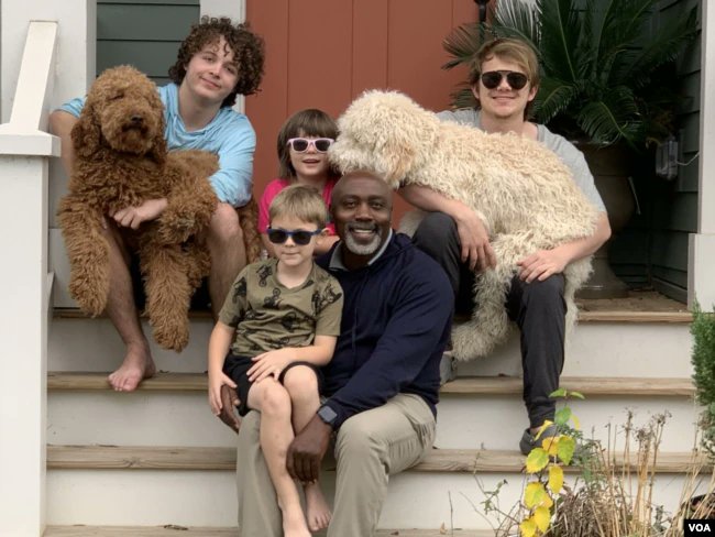CGuensburg's tweet photo. Once a Ugandan street kid, he’s now fostering American children. “As much as I'm helping them … they are helping me through my own trauma. @VOANews @VOAAfrica #FosterDadFlipper https://t.co/2BtobAx7ni https://t.co/y8i5rvSmeW