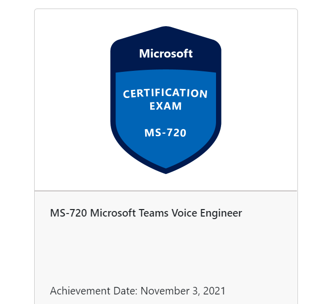 BakingSteele's tweet photo. Well.. I took the #MS720 exam back in Nov. Just found out I passed. Go Me. https://t.co/VGiBXgRhzT