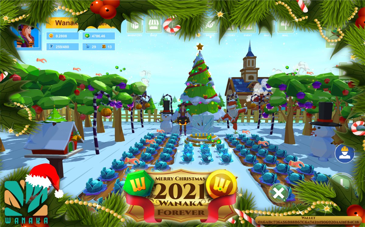 Preparing salads with my apples and lettuce for Christmas day. Full of energy and happiness with Wanaka Farm.
I wish all farmers and developers a nice Christmas.. #WanaXmas $WANA $WAI