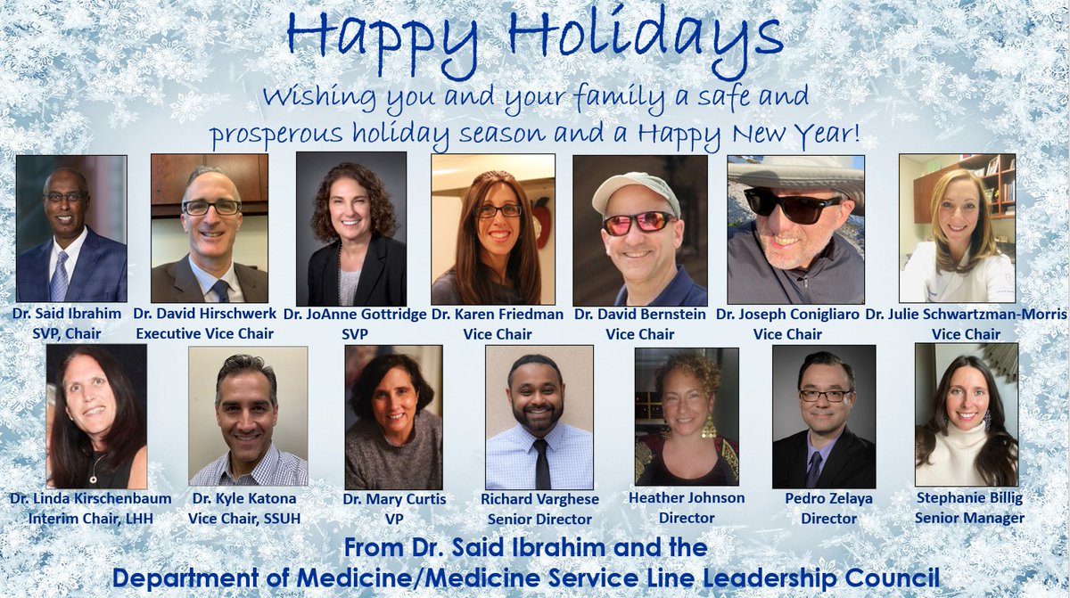 Northwell Department of Medicine tweet media