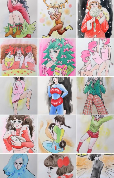 https://t.co/MpYW3GSXIK

#お絵描き
#イラスト
#アナログ #アクリル絵の具
#女の子 #レトロ 
#ファッション 
#ヘアスタイル
#nostalgia
#retro
#retrostyle
#vintagefashion
#japanesegirl 