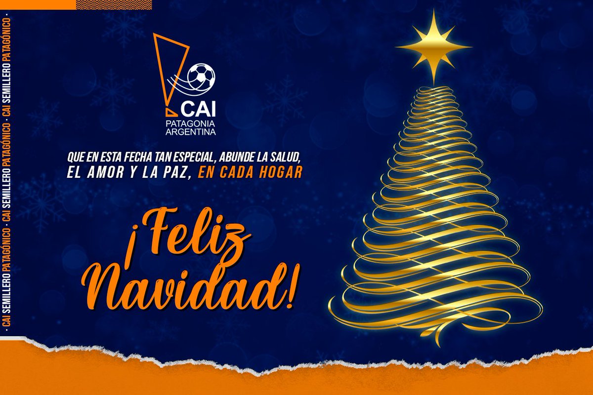 🎄🎅🏻 Que en esta fecha tan especial, abunde la salud, el amor y la paz en cada hogar. ¡Feliz navidad!

#VamosCAI 🔶🔷