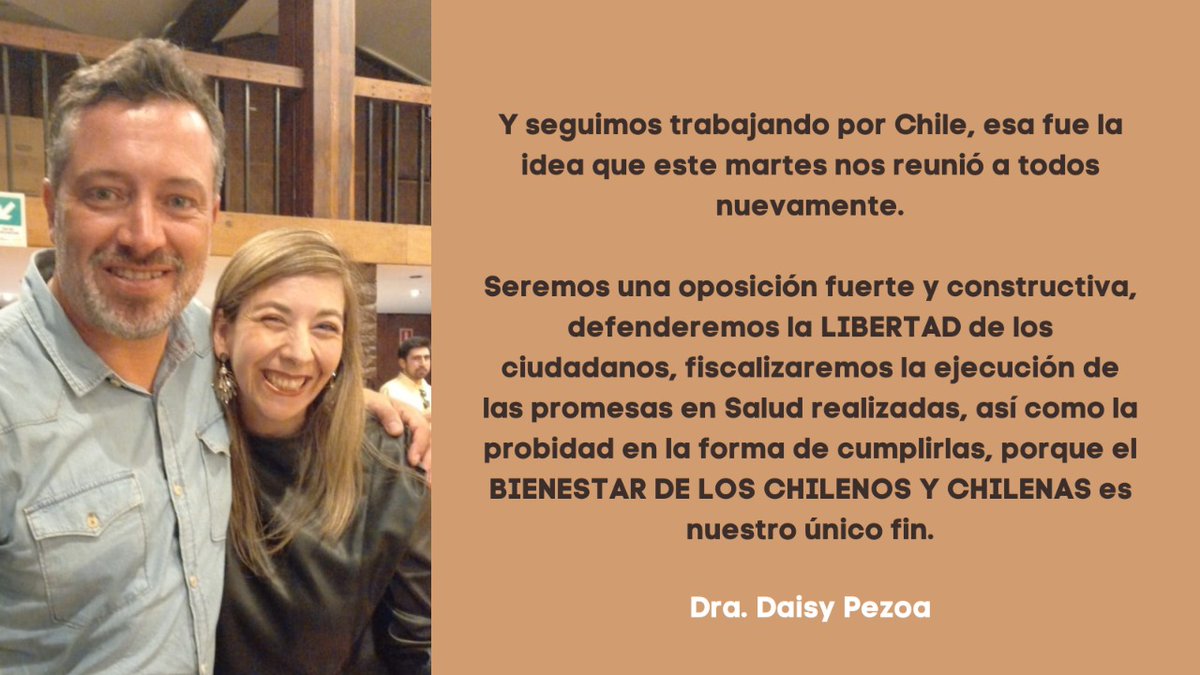 DraPezoa's tweet photo. A seguir construyendo un país mejor para todos. https://t.co/xz0ettcLtA