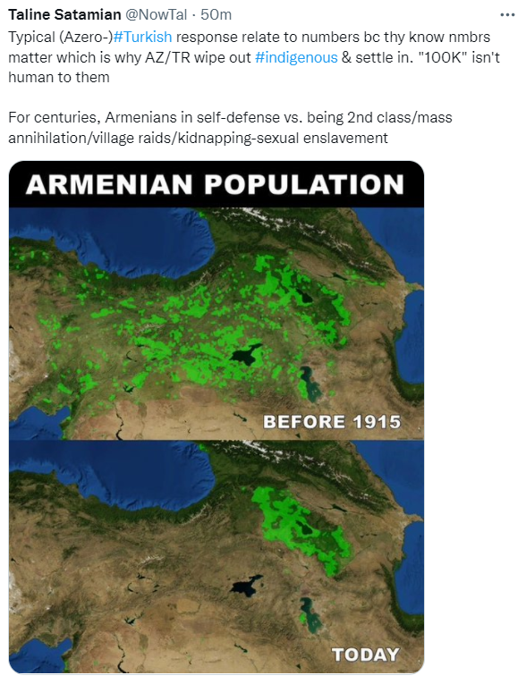 NowTal's tweet photo. It happens over & over & over again!
#Azerbaijan #Turkey strategy: spread outrageous lies; when confronted, block!
This is how they maintain their #colonialsystem on @Twitter too: by lying, silencing
@natansellhomes tweets "U can't Handel" war loss, "humiliated," hence this ⬇ https://t.co/oq5dRpekO6