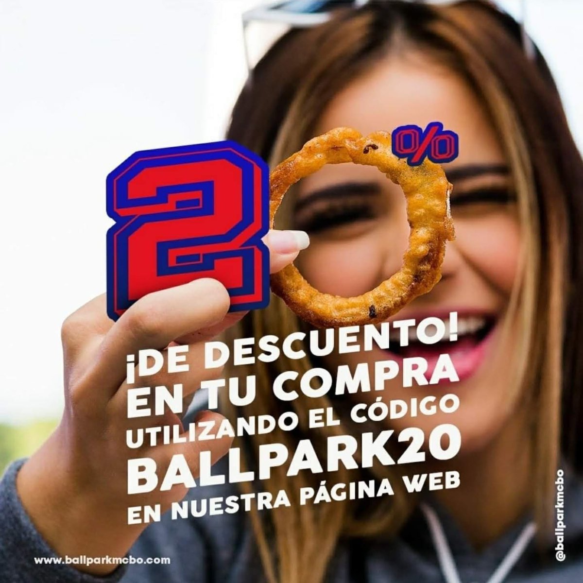 ballparkmcbo's tweet photo. Hoy jueves en @ballparkmcbo tenemos 20% off 
Visita https://t.co/Zu6RKOf4B4 y usa el código BALLPARK20 https://t.co/Um7MVMC7Ys