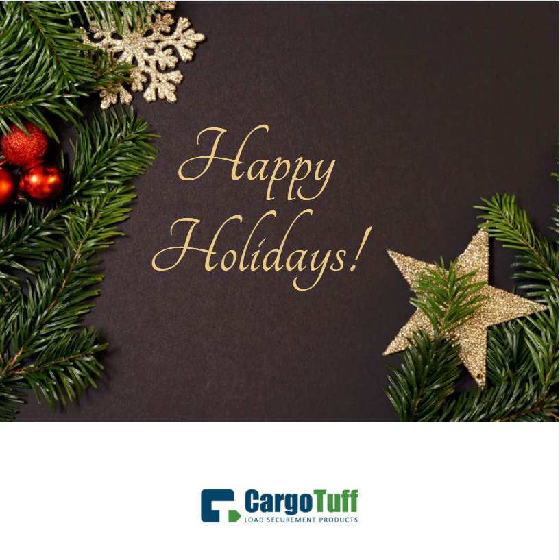 cargo_tuff's tweet photo. Happy Holidays from everyone at CargoTuff!
We wish you a Happy Holiday season, and a peaceful and prosperous New Year. https://t.co/61XJ3RdNgU