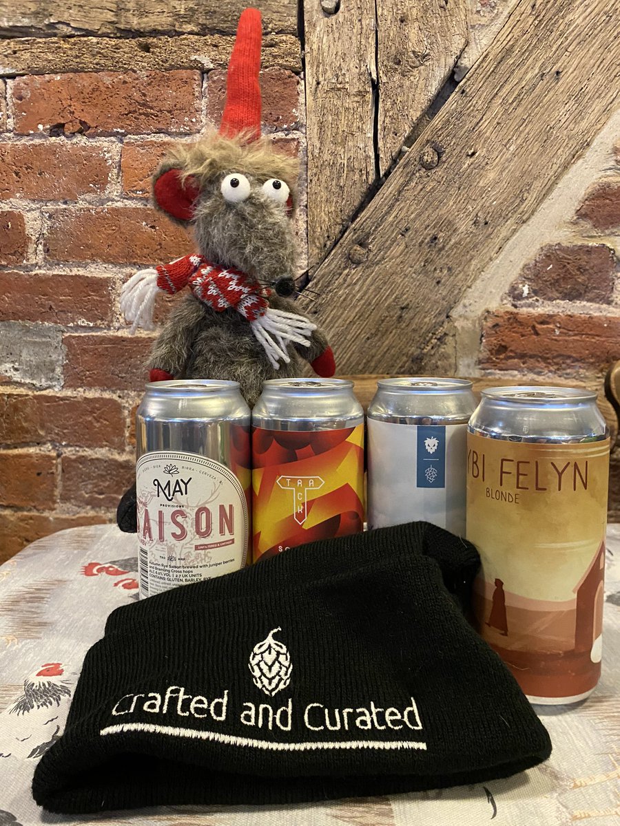 Thanks <a href="/Craftbeersclub/">CraftedandCurated</a>, Sant(aPC) has delivered by prize.