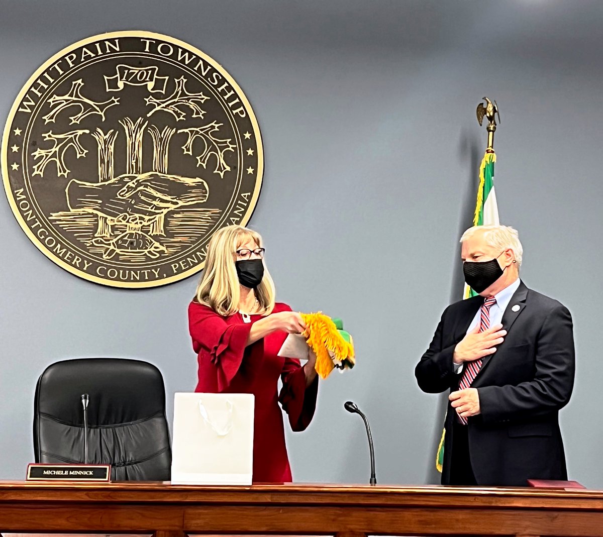 WhitpainTwp's tweet image. The #Whitpain Wire with recognition for a retiring supervisor, budget adoption and a new police officer. Read it here: conta.cc/3H7wAsD