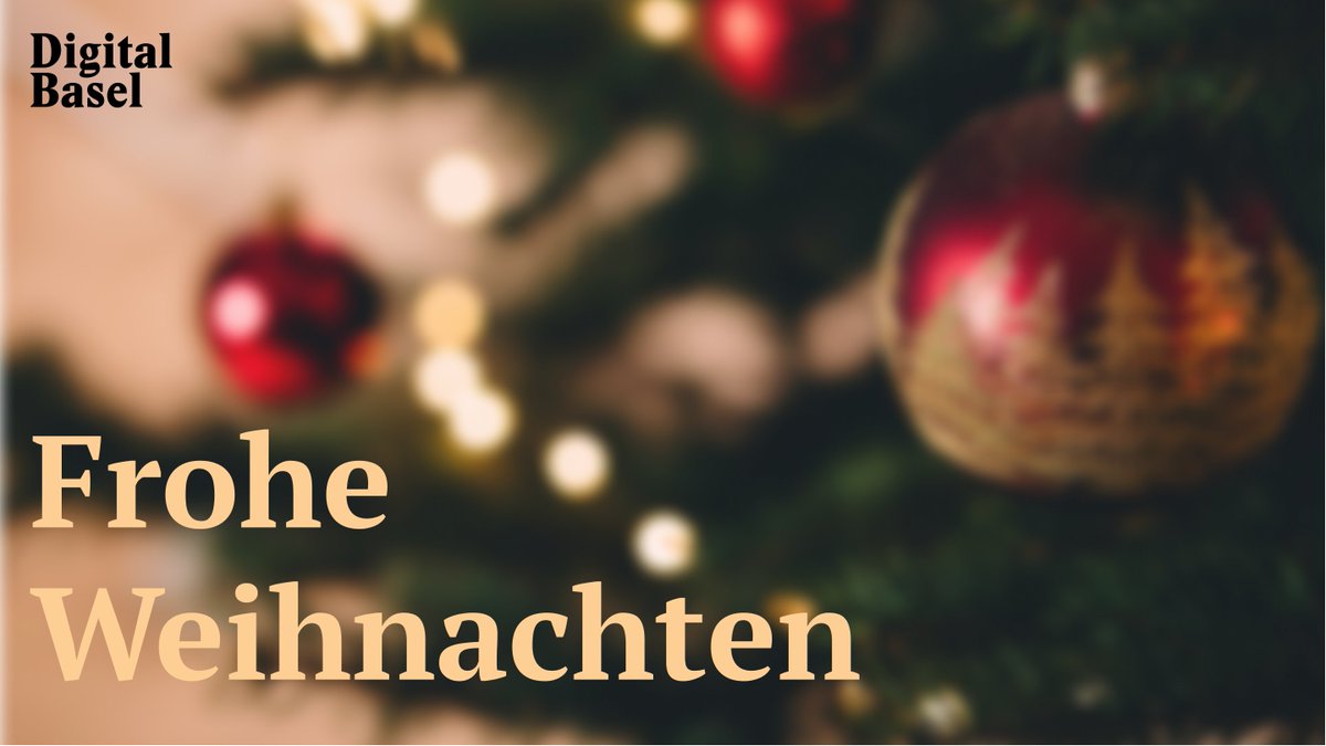 DigitalBasel's tweet photo. Frohe Weihnachten und ein besinnliches Fest wünschen wir unseren Partnern, Familien und Freunde! 🎄🎁✨

#digitalbasel #weihnachten #froheweihnachten #weihnachtsfest #besinnlich #fest #schöneweihnachten #partner #familie #freunde https://t.co/WgpVVUQdwf