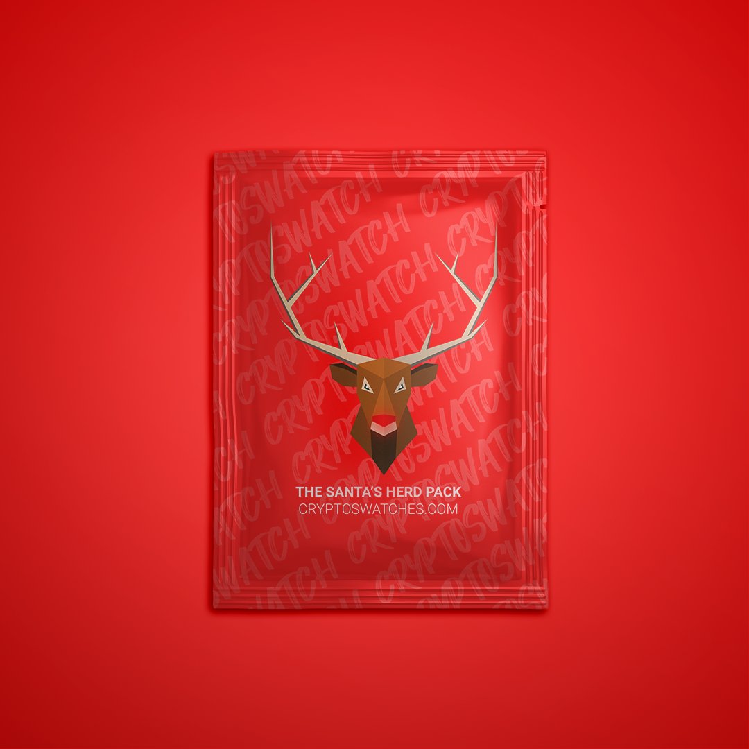 FromNullToZero's tweet photo. FREE #NFT BY @cryptoswatches

Its Christmas time and give 2 x “The Santa’s Herd Pack” in 72 hours

Drop: https://t.co/MzHzc2WyPH 
Open: https://t.co/2SAVuuKurA 
Blend:  https://t.co/hdXnE04l7d

To enter:

- like &amp; retweet
- follow @cryptoswatches &amp; @FromNullToZero
- tag a friend! https://t.co/pTqwo0ENdN