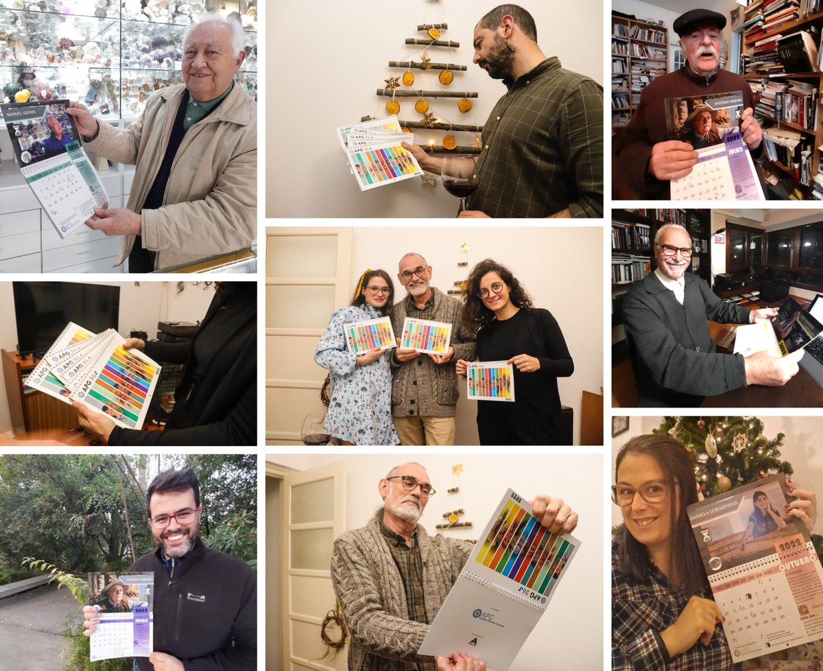 APGeologos's tweet photo. O calendário APG 365 já está nas mãos de alguns dos nossos colegas e amigos ✅😍

Já encomendou o seu? Pode fazê-lo em https://t.co/JLpkrbfXel

#APG365 https://t.co/DTpCJ8Z7by