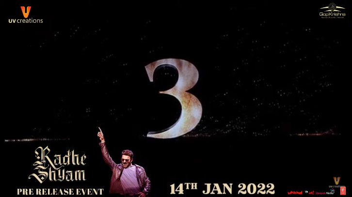 UV_Creations's tweet photo. 3... 2... 1 🔥 The Trailer of #RadheShyam has been launched by the fans💥 at the Pre-Release Event!

🔗 https://t.co/TK2hRxM0vb

#RadheShyamPrereleaseEvent
#Prabhas @hegdepooja @director_radhaa @TSeries @UV_Creations @GopiKrishnaMvs @AAFilmsIndia https://t.co/sRH29B88Zl