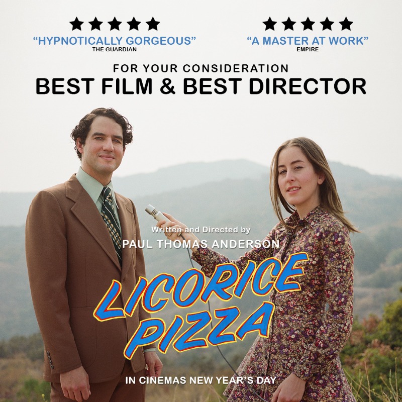 universaluk's tweet photo. “Completely Unique” – The Daily Telegraph #LicoricePizza