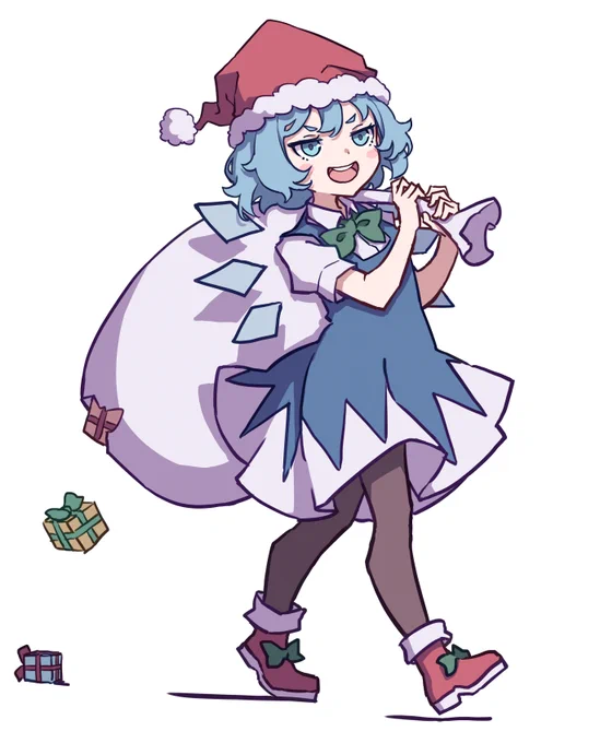#深夜の真剣お絵描き60分一本勝負 
フリー チルノ 