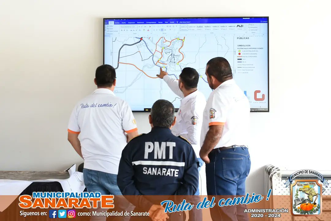 Muni_Sanarate's tweet photo. La administración municipal 2020-2024  llevó a cabo un taller sobre el análisis de  movilidad y transporte del municipio, en esta actividad y durante el proceso de Ordenamiento Territorial  se ha  contado con el apoyo técnico y metodológico de segeplan.

#Sanarate #RutaDelCambio https://t.co/dOxES6vh0G
