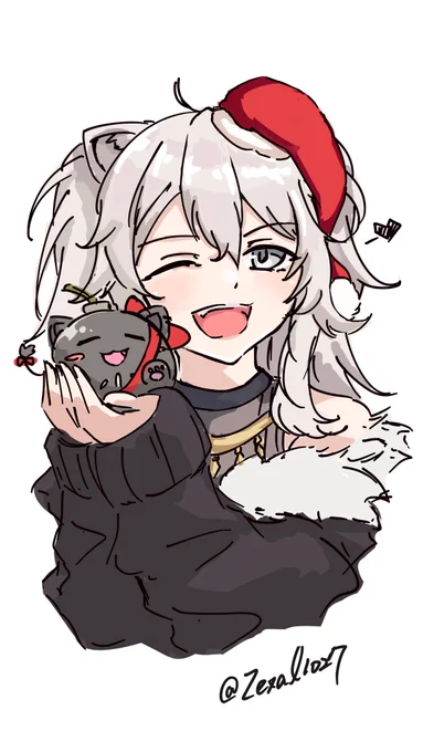 今日練習 49 獅白ぼたん merry christmas !
#ししらーと #SSRB #しし論 