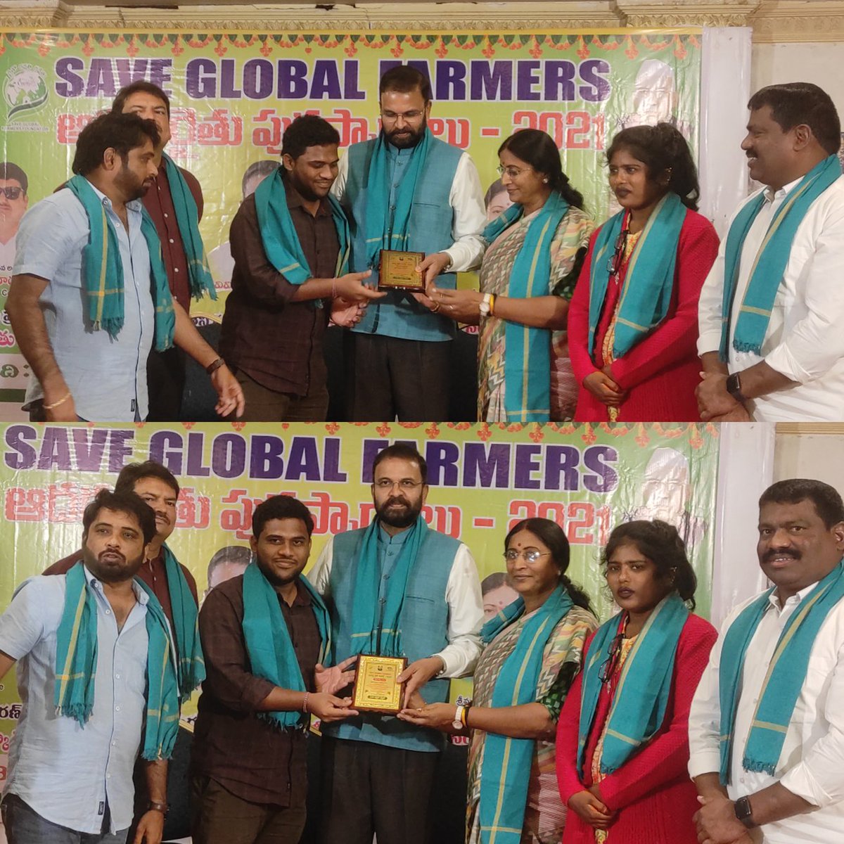 AnilkumarGundla's tweet photo. ఈ రోజు రవీంద్ర భారతి , హైదరాబాద్ లో J.D లక్ష్మీనారాయణ (రిటైర్డ్ IPS) గారి చేతుల మీదుగా అవార్డు తీసుకోవడం జరిగింది.ఈ అవార్డు సేవ్ గ్లోబల్ ఫార్మర్స్ ఫౌండేషన్ అనే స్వచ్ఛంద సేవా సంస్థ ద్వారా రైతుల మేలు కోసం పని చేస్తున్నందుకు గాను గుర్తించి ప్రధానం చేశారు. https://t.co/0pFXreFPXV