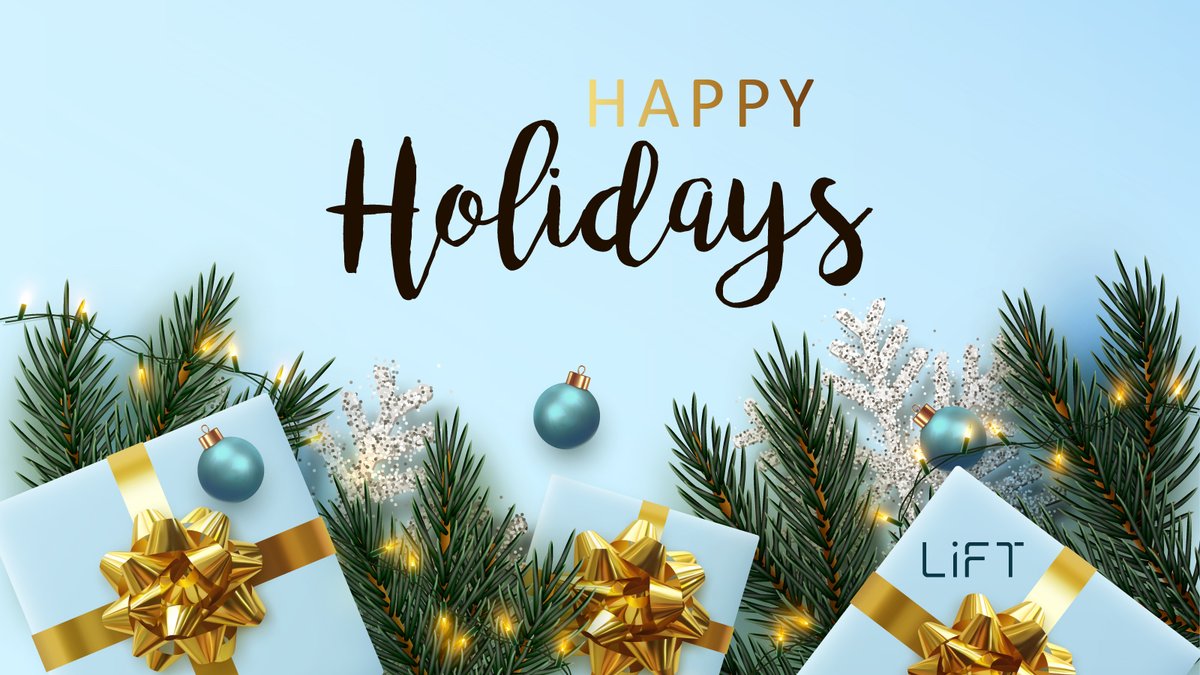 LiftGrowth's tweet photo. From everyone @LiftGrowth, we wish our dedicated employees and wonderful partners a joyful holiday season!  
#christmaseve #merrychristmas #christmas #christmastree #xmas #christmastime 
 #kwanzaa #holidays https://t.co/IhNGnEtFuI