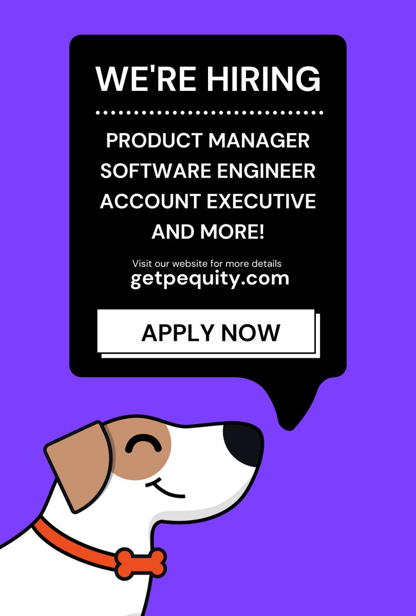 GetPequity's tweet photo. We’re hiring! 📢 Check out our latest job postings by visiting our site and submit your resume to apply! #PequityPack #HR #CompensationSpace
https://t.co/N4E4LCOUFw
#EmployeePrograms #HR #PayEquity #HRTech#Innovation #jobs #HR #compensation #hiring https://t.co/TfMctxqjYB