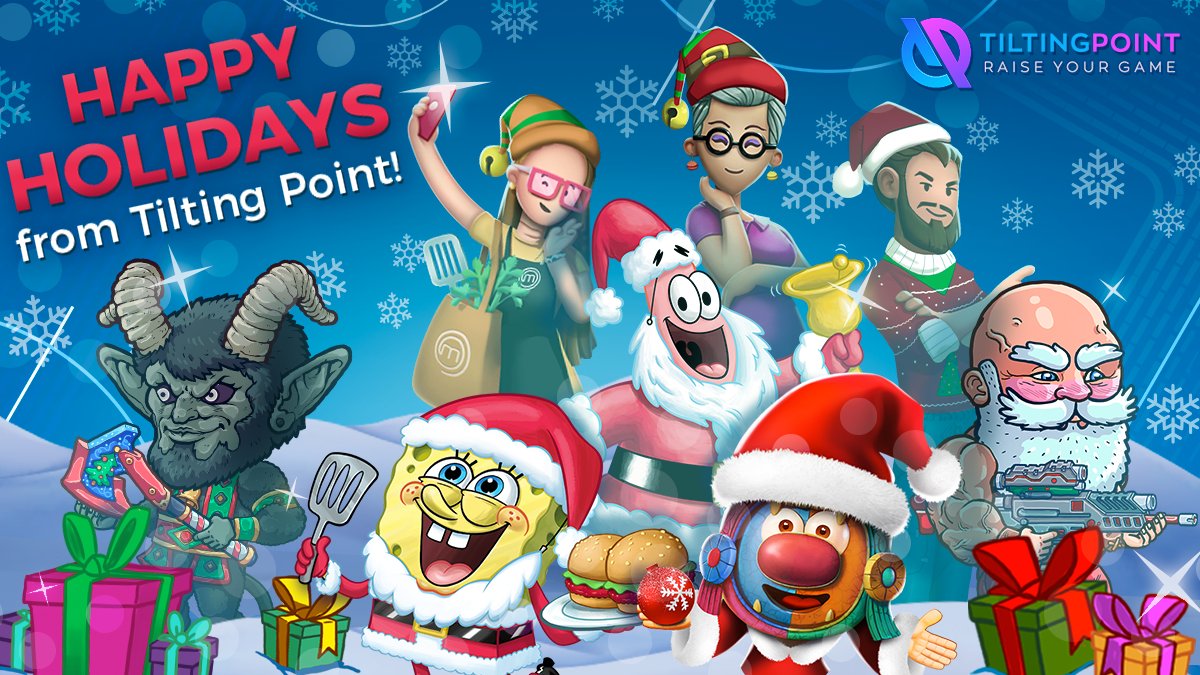 TiltingPoint's tweet photo. It's been a joy bringing the fun of gaming to millions of players worldwide this year. Happy holidays to you and your loved ones on behalf of the entire Tilting Point family!

#TiltingPoint #makegames #happyholidays https://t.co/SdJgs0Ezx8