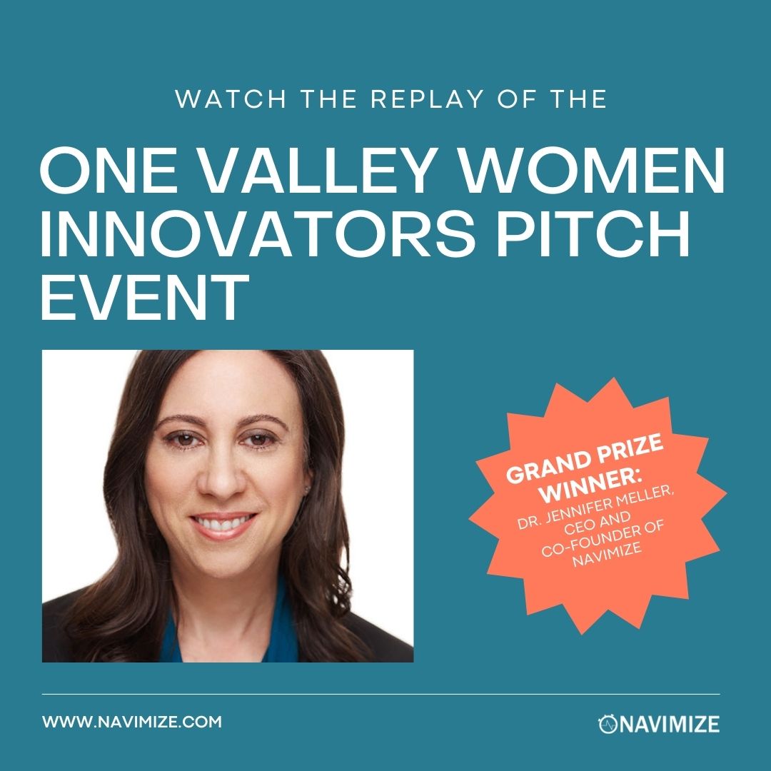 navimize's tweet photo. Don't miss the replay of the One Valley Women Innovators Pitch Event! Watch it now at https://t.co/zQK1tb9h8J.

#healthtech #healthcare #doctors #virtualwaitingroom #navimize https://t.co/OX4rmTduYy