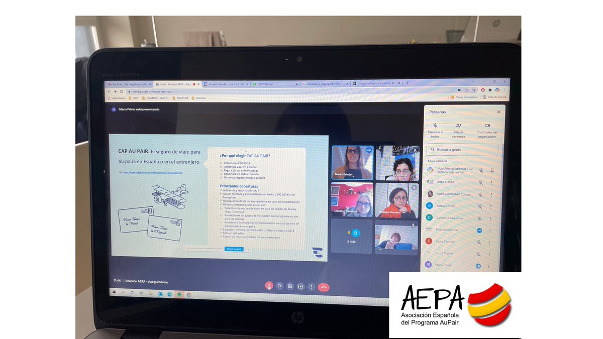 AEPASpainAuPair's tweet photo. En #AEPA siempre buscamos aportar valor añadido a las #agenciasaupair asociadas. 
Ayer varias empresas de seguros nos presentaron novedades en sus #seguroaupair .
Gracias por las exposiciones! @chapka_es @SegurosEasy y Dr. Walter.                   #viajarseguro  #programaaupair https://t.co/vTSpu4AFSB