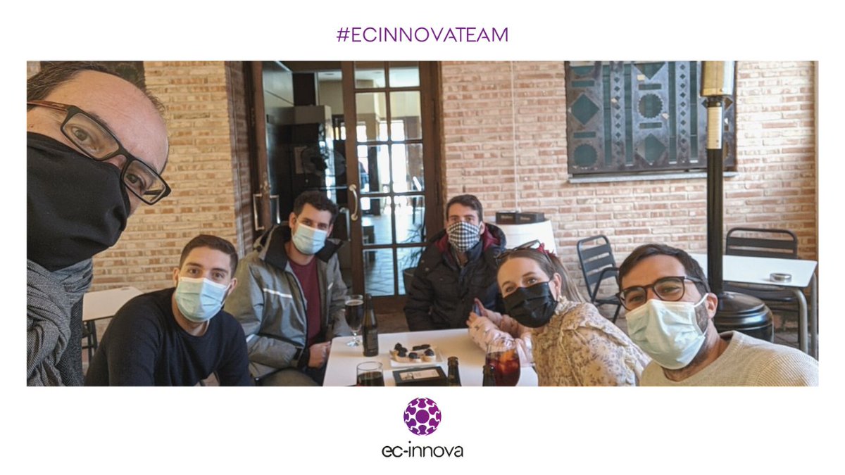 ECInnova's tweet photo. Y ayer, el #EcInnovaTeam (casi al completo) nos reunimos para celebrar todo los proyectos en los que hemos formado parte este año, y para brindar por lo bueno que seguro que 2022 nos traerá ✌️😜
🍻 ¡Chin - chin! 🍻
#EcInnova #innovación #afterwork #SomosUnEquipazo https://t.co/5HSlChQNK8
