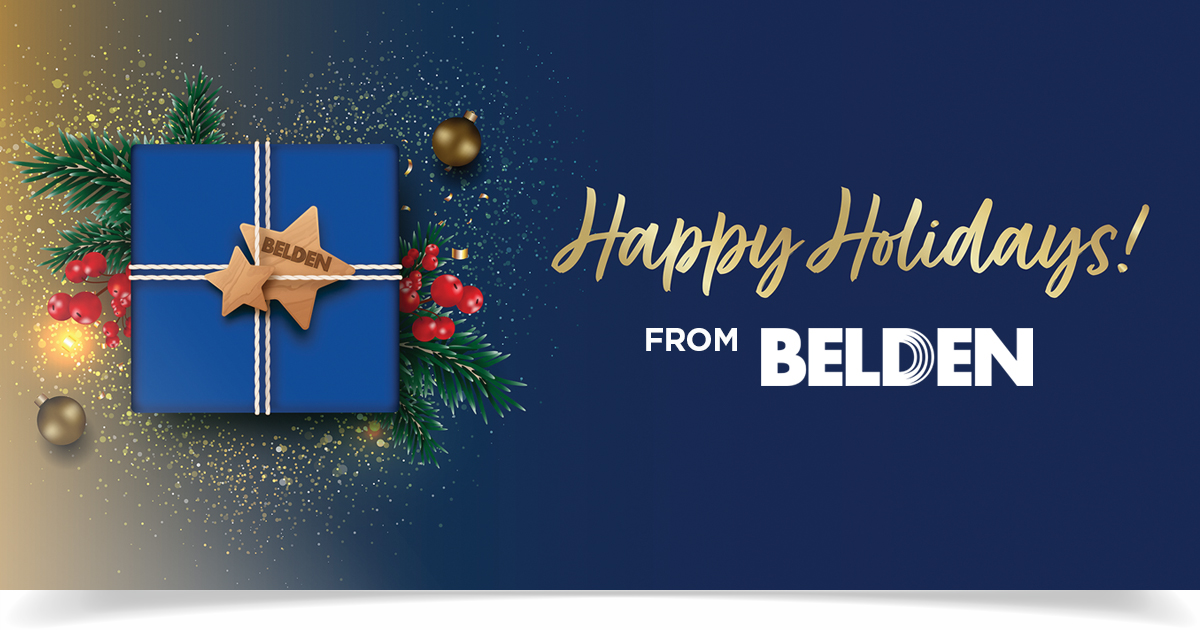 BeldenInc's tweet photo. Belden is wishing you and your families a Happy Holidays and great New Year! https://t.co/1hjznL3WLl