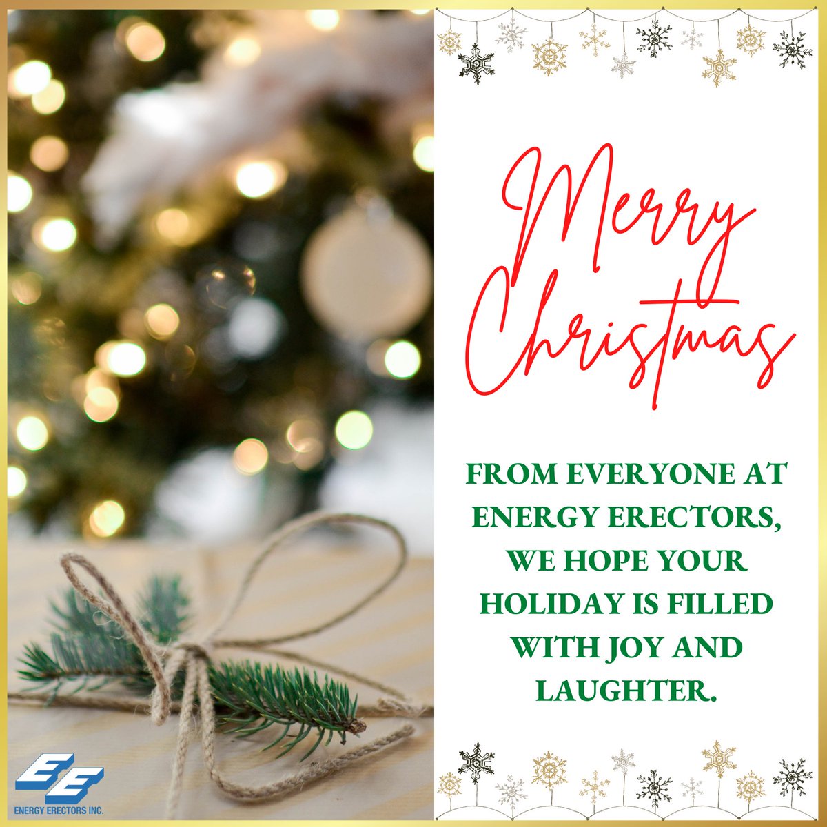 EnergyErectors's tweet photo. Merry Christmas from our family to yours!  #merrychristmas #happyholidays https://t.co/96IqHBNrcx