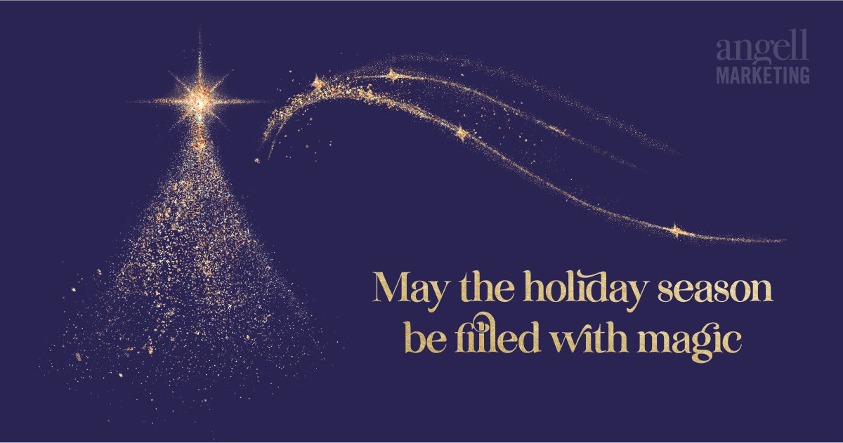 AngellMarketing's tweet photo. Merry Christmas! We’re sending the warmest of wishes for the happiest of holidays. 

Our office will be closed Friday, December 24 to observe Christmas day. https://t.co/NvKfp7QQPH
