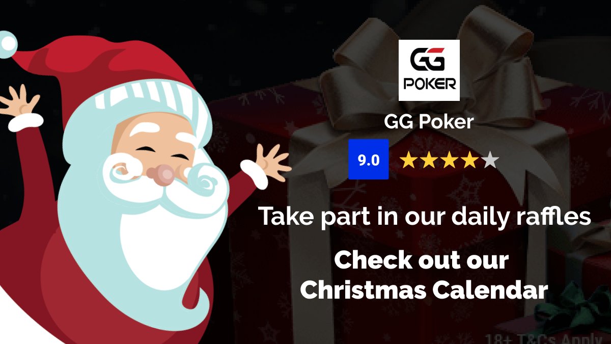 PokerListings's tweet photo. DEC 23

5 (fem, five) 🎟️ $50 each, courtesy @GGPoker 

#pokerlistings #christmascalendar #raffle 

2WIN
👇
FOLLOW + QT + THANKS @ + name of the #GOAT  #pokerbrat

#poker #pokerguide #onlinepoker #ggpoker https://t.co/CiJRcnixf9