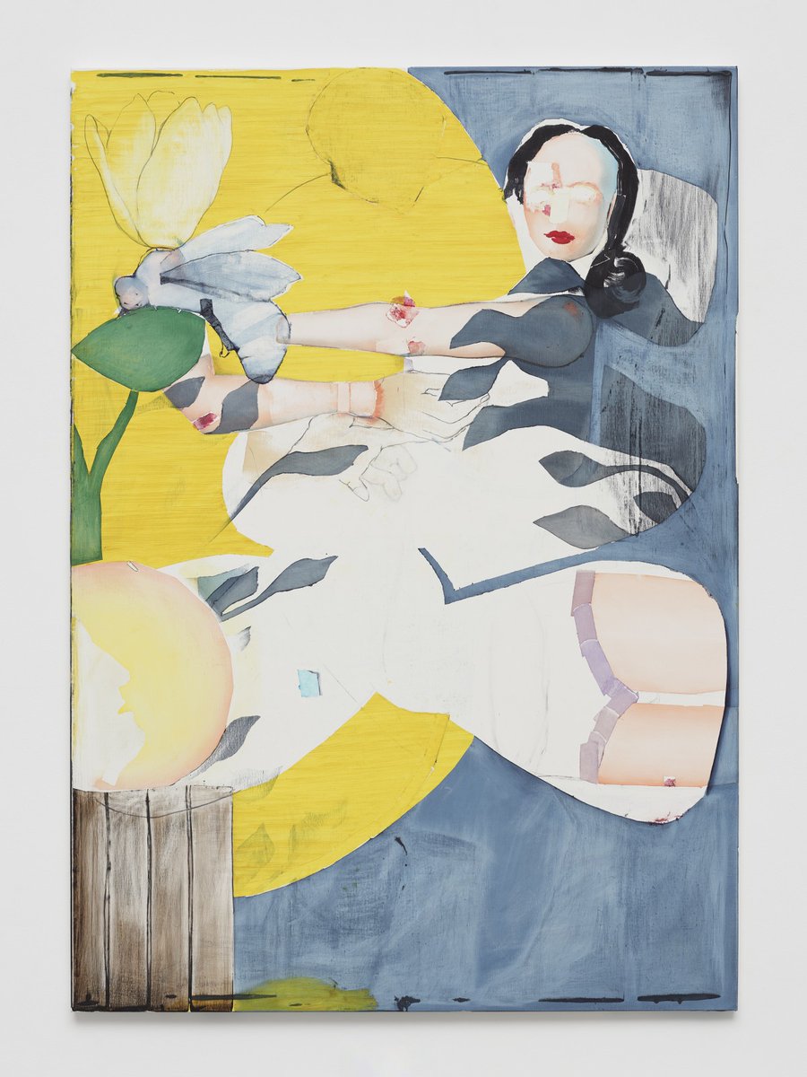 _WhiteCube's tweet photo. Painted in bright yellows, blues and deep indigos, the paintings in #MagnusPlessen’s exhibition at #WhiteCube #MasonsYard are reminicent of the comic-book Western, 'Lucky Luke', a gravity-free world in which where archetypes hold court.

Find out more: https://t.co/FliZXKhUyM https://t.co/QT2nw2kPPg