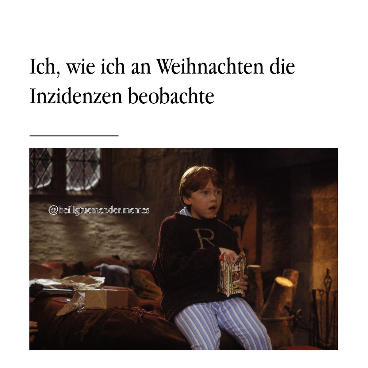 memes_hdm's tweet photo. Omikron verbreitet sich schneller, als die schlechte Stimmung, nachdem ich meiner Familie eröffne, dass ich mein Studium abgebrochen habe 🤡
#omikron #lauterbach #weihnachten #inzidenz #meme #HarryPotterReturnToHogwarts https://t.co/RaDThar7va