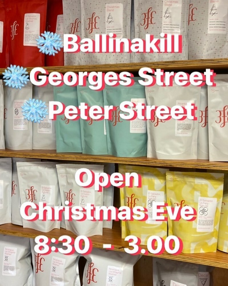 Arch_Coffee's tweet photo. Last minute?
All shops open Tomorrow 8:30 to 3.00 #coffee #waterford #3fe #archcoffee https://t.co/nJmjf6J9hf https://t.co/8fXvEmYdIs