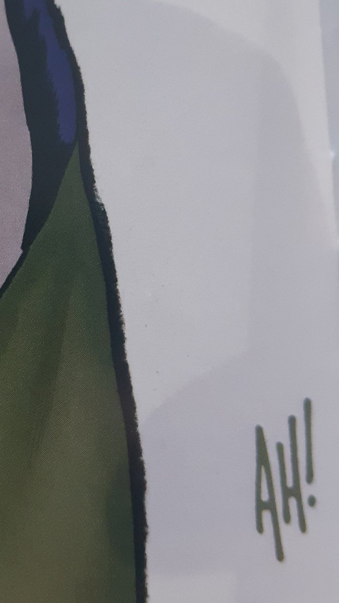 ProfessorCucchi's tweet photo. @AH_AdamHughes is this a brush texture or someone @Marvel had the tolerance wrong? Interior ad for She-Hulk https://t.co/S3ftf1ouKl