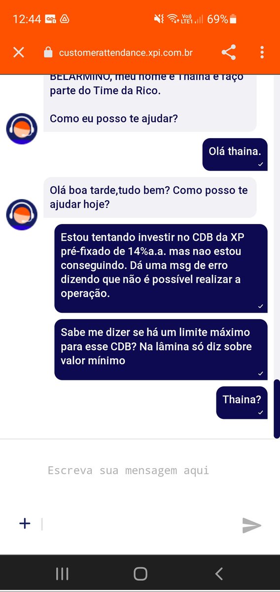 brbelarmino's tweet photo. Poxa @ricocomvc além do aplicativo com erro, o atendimento péssimo! Que não dá retorno! https://t.co/7Mz7p54fWU