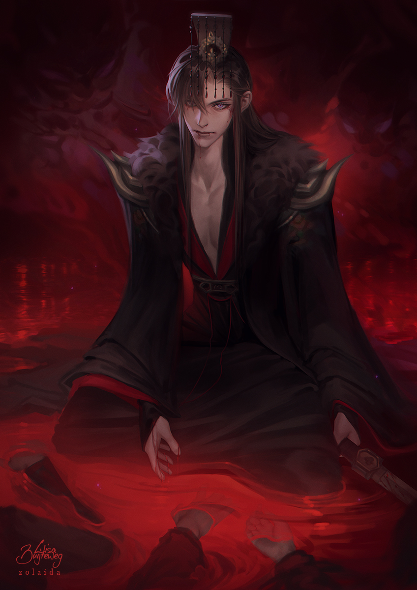 artofzolaida's tweet photo. the emperor taxian-jun #2ha #二哈和他的白猫师尊 https://t.co/5dXJiU1CiW